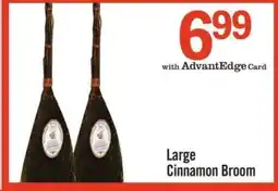 Price Chopper Large Cinnamon Broom offer