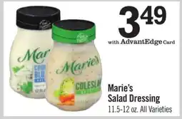 Price Chopper Marie's Salad Dressing offer