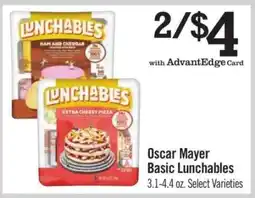 Price Chopper Oscar Mayer Basic Lunchables offer