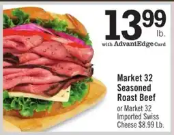 Price Chopper Market 32 Seasoned Roast Beef offer