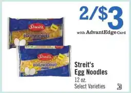 Price Chopper Streit's Egg Noodles offer