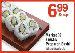 Price Chopper Market 32 Freshly Prepared Sushi offer