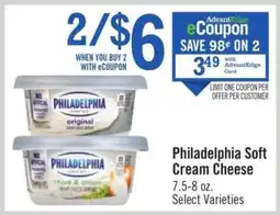 Price Chopper Philadelphia Soft Cream Cheese offer