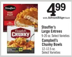 Price Chopper Stouffer's Large Entrees offer