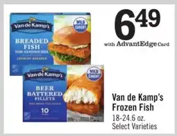 Price Chopper Van de Kamp's Frozen Fish offer
