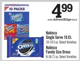 Price Chopper Nabisco Family Size Oreos offer