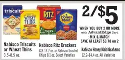 Price Chopper Nabisco Triscuits or Wheat Thins offer