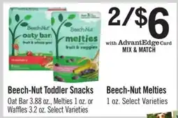 Price Chopper Beech-Nut Toddler Snacks offer