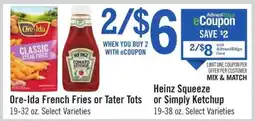 Price Chopper Heinz Squeeze or Simply Ketchup offer