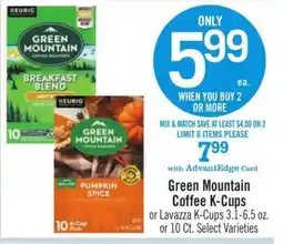 Price Chopper Green Mountain Coffee K-Cups offer