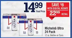 Price Chopper Michelob Ultra 24 Pack offer