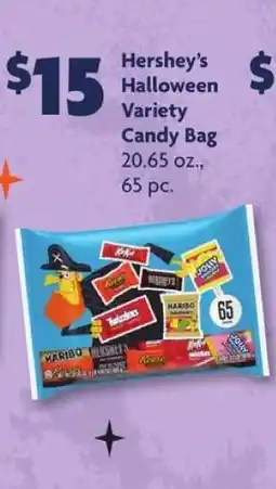 Family Dollar Hershey's Halloween Variety Candy Bag offer