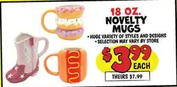 Ollie's NOVELTY MUGS offer