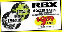 Ollie's RBX SOCCER BALLS offer