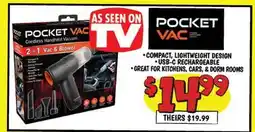 Ollie's POCKET VAC offer