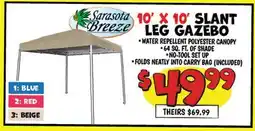 Ollie's Sarasota Breeze 10' X 10' SLANT LEG GAZEBO offer