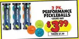 Ollie's PERFORMANCE PICKLEBALLS offer