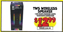 Ollie's TWS WIRELESS SPEAKER offer