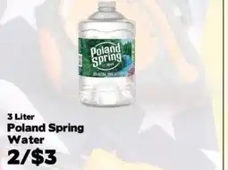 Crosby's Marketplace Poland spring water offer