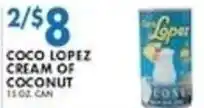 Compare Foods Coco Lopez cream of coconut offer