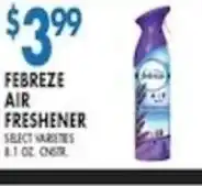 Compare Foods Febreze air freshener offer