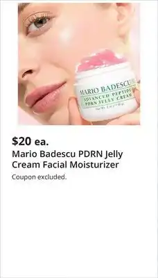 JC Penney Mario Badescu PDRN Jelly Cream Facial Moisturizer offer