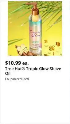 JC Penney Tree Hut Tropic Glow Shave Oil offer