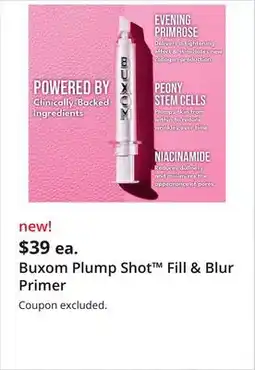 JC Penney Buxom Plump Shot Fill & Blur Primer offer