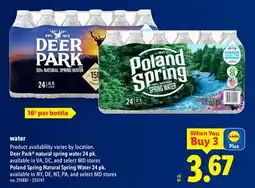 Lidl water offer