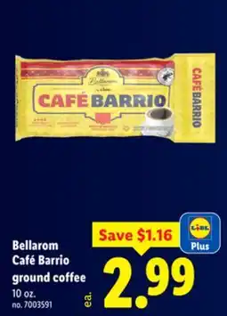 Lidl Bellarom Café Barrio ground coffee offer
