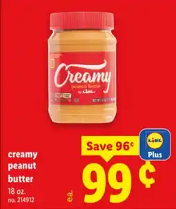 Lidl creamy peanut butter offer