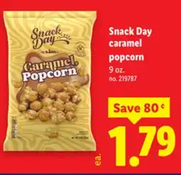 Lidl Snack Day caramel popcorn offer