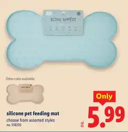 Lidl silicone pet feeding mat offer