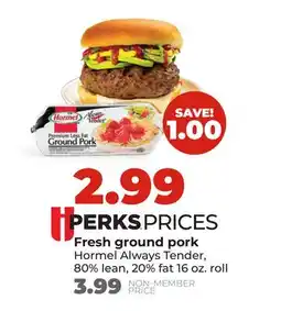Hy-Vee Fresh ground pork offer