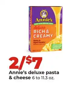 Hy-Vee Annie's deluxe pasta & cheese offer