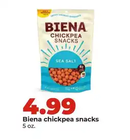 Hy-Vee Biena chickpea snacks offer