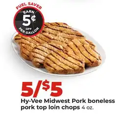 Hy-Vee Hy-Vee Midwest Pork boneless pork top loin chops offer
