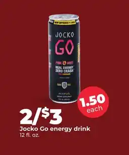 Hy-Vee Jocko Go energy drink offer