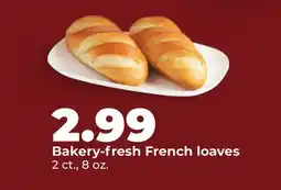 Hy-Vee Bakery-fresh French loaves offer