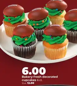 Hy-Vee Bakery-fresh decorated cupcakes offer