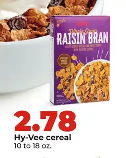 Hy-Vee Hy-Vee cereal offer