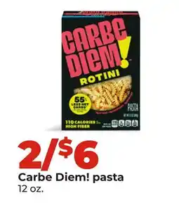 Hy-Vee Carbe Diem! pasta offer
