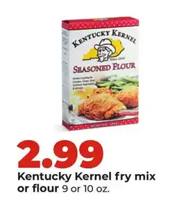 Hy-Vee Kentucky Kernel fry mix or flour offer