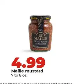 Hy-Vee Maille mustard offer