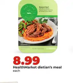 Hy-Vee HealthMarket dietian's meal offer