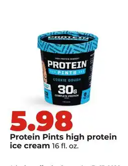 Hy-Vee Protein Pints high protein ice cream offer
