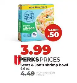 Hy-Vee Scott & Jon's shrimp bowl offer