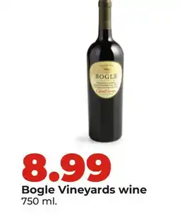 Hy-Vee Bogle Vineyards wine offer