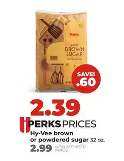 Hy-Vee Hy-Vee brown or powdered sugar offer