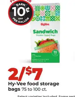 Hy-Vee Hy-Vee food storage bags offer